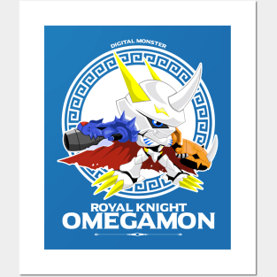 digimon chibi omegamon Posters and Art